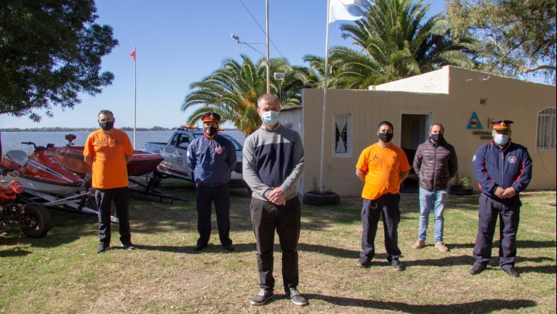 Monte: el intendente Castro inauguró el destacamento del nuevo cuerpo de Defensa Civil