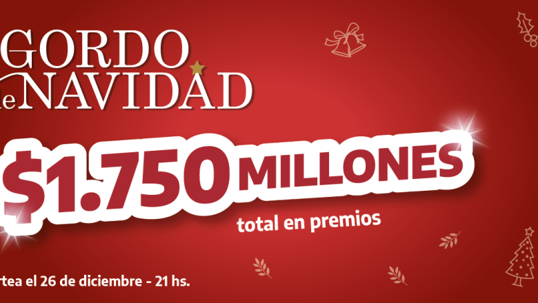 Ya está a la venta el Gordo de Navidad con más de $1.750 millones en premios