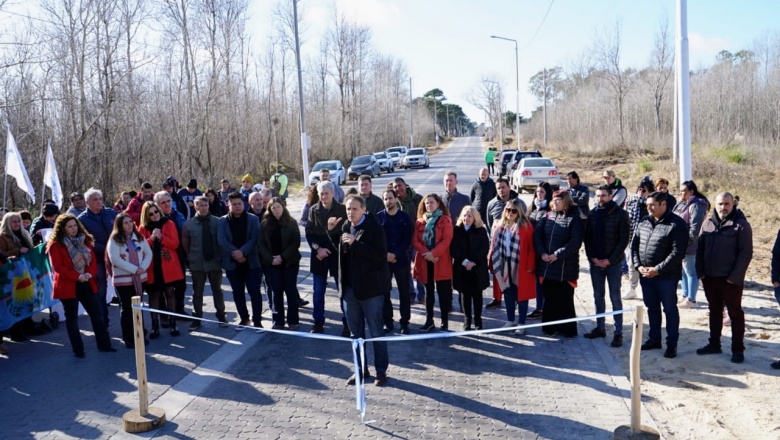Villa Gesell: con la presencia de Katopodis inauguraron los accesos a Mar de las Pampas y Mar Azul