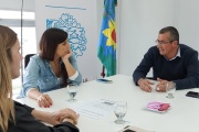 Rauch: el intendente Suescun mantuvo un encuentro con la Ministra de Ambiente