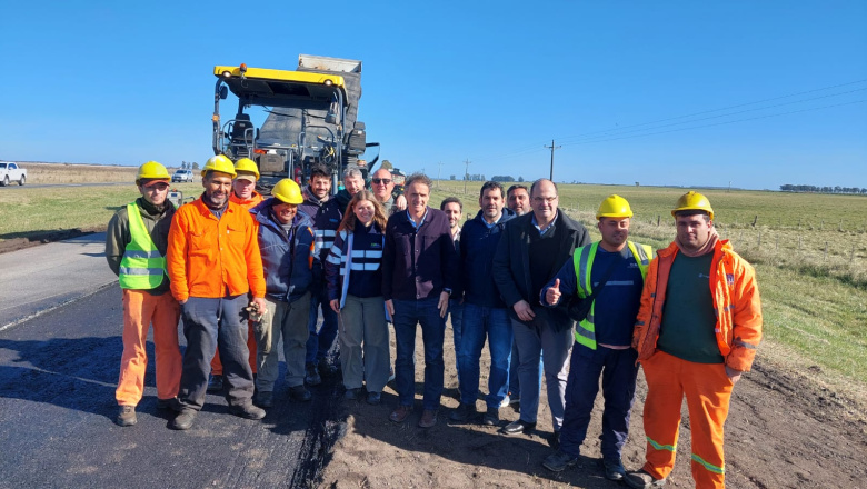 Tordillo: recorrida del ministro Katopodis por obras en el municipio