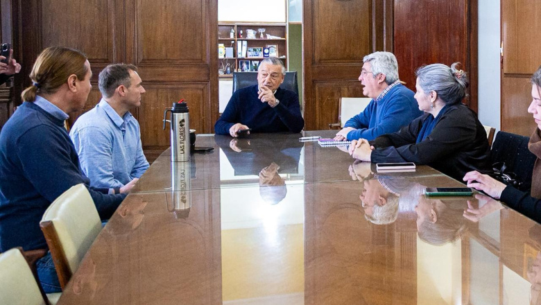 Las Flores: el ministro Javier Rodríguez visitó la ciudad en el marco de la conformación del Centro provincial de Charcuteros