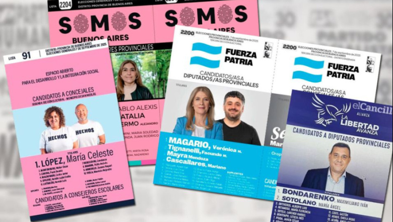 La Justicia bonaerense autoriza más de dos fotos de candidatos en las boletas electorales
