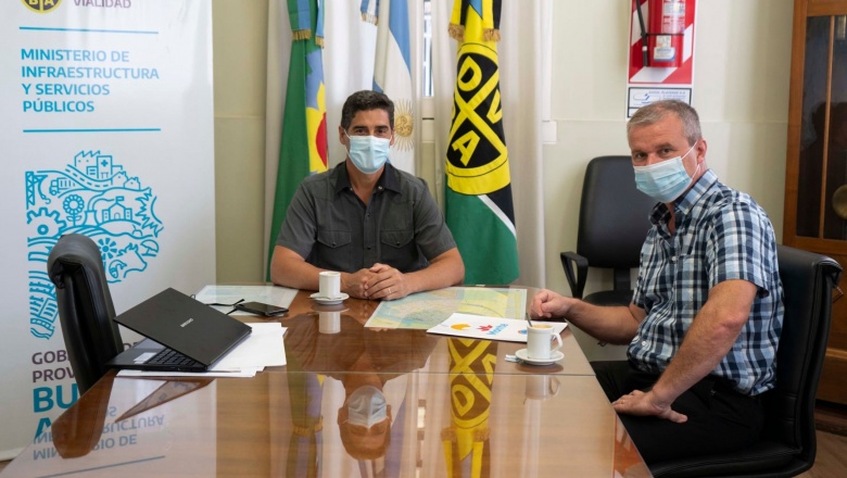 Monte: José Castro se reunió con funcionarios de la dirección de Vialidad e Infraestructura provincial