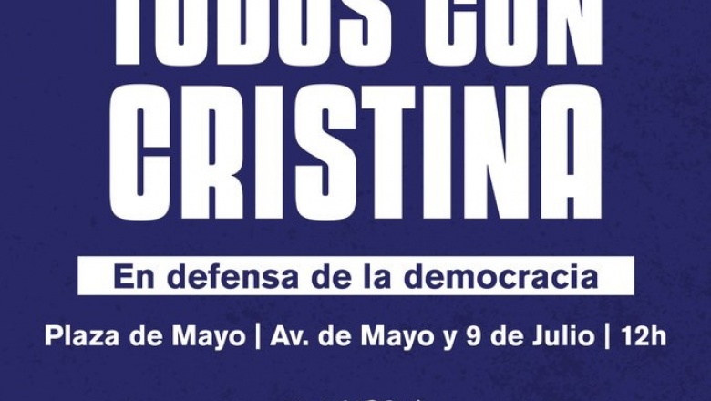 Organizaciones políticas y sociales marchan tras el intento de homicidio contra CFK
