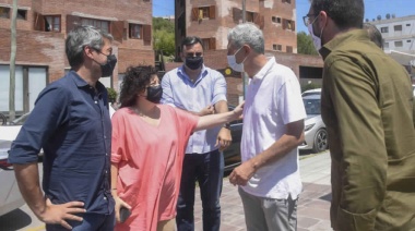 Temporada: funcionarios provinciales y nacionales visitaron Villa Gesell