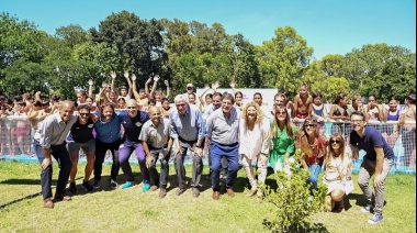 General Belgrano: Dinapoli y Sileoni recorrieron la sede del programa “Escuelas Abiertas en Verano”