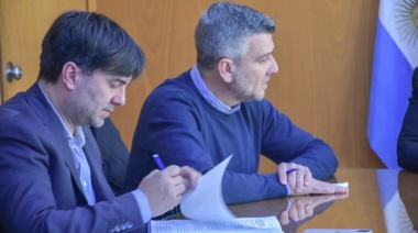 Castelli: convenio para entubar el canal del Barrio Matadero