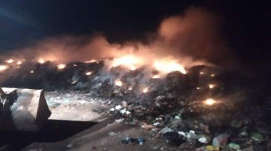 Nuevamente se produjo un Incendio en un basural a cielo abierto de Dolores