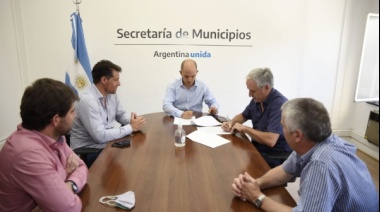 Chascomús rubricó la adhesión al Programa "Municipios de Pie"