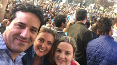 Presencia seccional en la marcha del "Sí Se Puede" en Junín