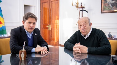 El gobernador Kicillof se reunió con el intendente de Mar Chiquita