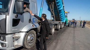 La Costa: Cardozo supervisó la reactivación de los trabajos de la ruta interbalnearia