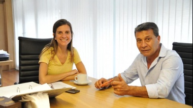 General Guido: Rocha fue recibido por la ministra Fernanda Raverta