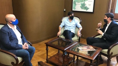 El intendente de Pinamar fue recibido por el jefe de gabinete provincial Carlos Bianco