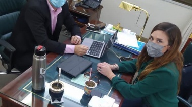 La diputada nacional Jimena López fue recibida por Director del Banco Provincia
