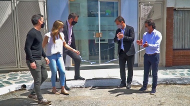 Con la presencia de Galmarini, se inauguró un cajero automático del Banco Provincia en Las Armas