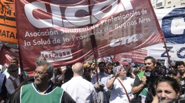 Los médicos de Cicop adhieren a paro general y realizan otra protesta de 48 horas