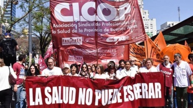 Médicos bonaerenses nucleados en Cicop reclamaron por la reapertura de paritarias