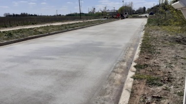 Tordillo: comenzaron los trabajos de pavimento en el acceso Próspero Bonavita