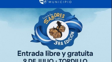 El próximo 9 de julio: llega la Tercera Edición de la Fiesta de los Sabores Tordillenses