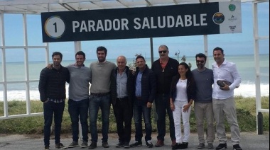 Renovaron los puestos de la bicisenda que une Santa Clara del Mar con Mar del Plata