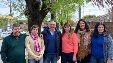 El senador Bagnato recorrió distritos de la sección
