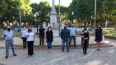 El senador Franco Bagnato visitó municipios de la quinta sección