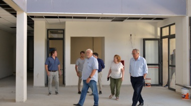 Tandil: el intendente Lunghi supervisó el avance de la construcción del edificio del Conservatorio y el IPAT
