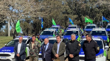 Balcarce: el intendente Reino recibió nuevo móvil policial