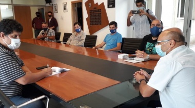 Balcarce: el intendente recibió a integrantes del Sindicato Luz y Fuerza