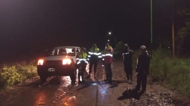 Pila: el intendente Walker recorrió la ciudad luego de la lluvia intensa