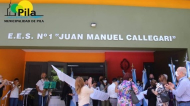 Pila: inauguran obras en Escuela Secundaria