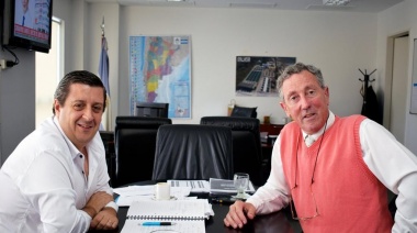 Pila: el intendente Walker se reunió con autoridades de ENOHSA