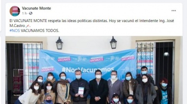 Monte: integrantes de "Vacunate" politizaron la campaña en redes y luego se arrepintieron