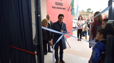 Monte: Sánchez Zinny inauguró establecimientos educativos