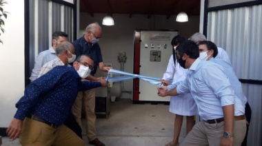 Con la presencia del ministro de salud bonaerense Daniel Gollan, se inauguró la planta de oxígeno en el hospital municipal