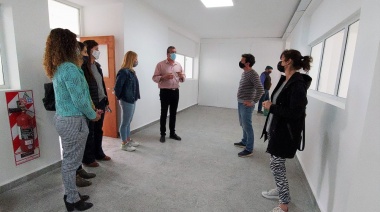 Rauch: inauguraron dos aulas en las comunidades educativas de la ES N° 2 y el CENS N° 451