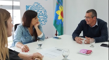Rauch: el intendente Suescun mantuvo un encuentro con la Ministra de Ambiente