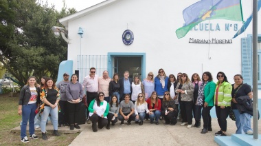 General Paz: el ministro Sileoni visitó las instalaciones de una escuela que reabrió tras su remodelación y ampliación