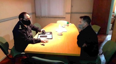 General Guido: reunión de seguridad con el Jefe de la Policía de la Zona Atlántica N°1