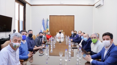 Intendentes del Frente de Todos de la quinta sección fueron recibidos por Insaurralde