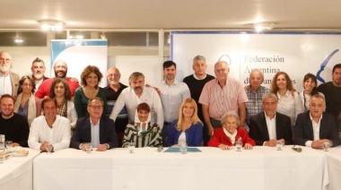 Reunión de la FAM con organismos de DDHH: participaron Echarren y Barrera