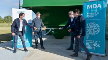 Maipú: inauguraron las obras de expansión de la red cloacal en Las Armas