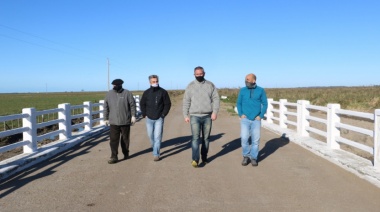 General Madariaga: reinauguraron el puente de arroyo chico