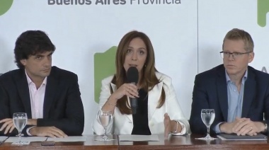 La gobernadora Vidal anunció un paquete anticrisis