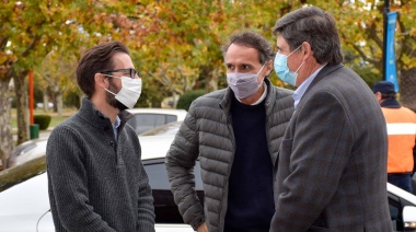 San Cayetano: los ministros Katopodis y Simone visitaron la ciudad y firmaron convenios con Gargaglione