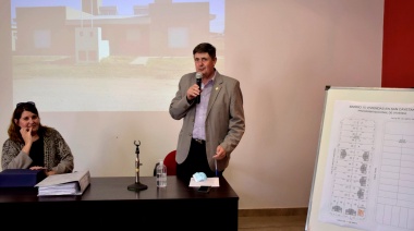 San Cayetano: sortearon la ubicación de viviendas