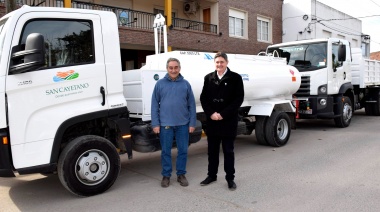 San Cayetano: adquieren camiones destinados a la Dirección Vial