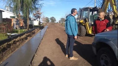 Rauch: Suescun recorrió obras que se realizan en la ciudad